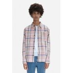 A.P.C. cămașă bărbați, cu guler clasic, regular COGBX.H02709-LIGHTBLUE
