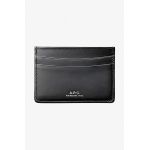 A.P.C. carcasă din piele Cartes Andre culoarea negru PXAWV.H63028-BLACK