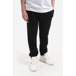 A.P.C. pantaloni de trening din bumbac Jogging Item culoarea negru, uni COEAS.H28072-BLACK