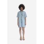 A.P.C. rochie jeans mini, drept COGBG.F35015-BLEACHED