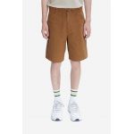 A.P.C. pantaloni scurți din bumbac culoarea maro COGBJ.H10179-CARAMEL