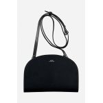 A.P.C. poșetă de piele Demi Lune culoarea negru PXAWV.F61596-BLACK