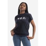 A.P.C. tricou din bumbac VPC Colour culoarea bleumarin COBQX.F26944-DARKNAVY