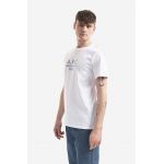 A.P.C. tricou din bumbac Tony culoarea alb, cu imprimeu COEAV.H26082-WHITE