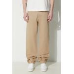 A.P.C. pantaloni de bumbac Pantalon Chuck culoarea bej, drept, COGEW.H08408.BAA