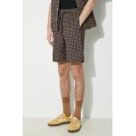 A.P.C. pantaloni scurti din bumbac short vincento culoarea negru, COGXP-H10204