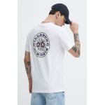 Billabong tricou din bumbac barbati, culoarea alb, cu imprimeu, ABYZT02264