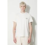 A.P.C. tricou din bumbac T-Shirt New Raymond bărbați, culoarea bej, uni, COEZC.H26247.AAG