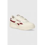 Reebok Classic sneakers din piele Club C culoarea bej, 100202356