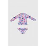 zippy costum de baie din două piese pentru bebelusi culoarea violet
