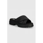Timberland slapi de piele London Vibe femei, culoarea negru, cu platforma, TB0A63QZW021