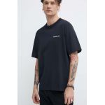 Abercrombie & Fitch tricou din bumbac barbati, culoarea negru, cu imprimeu