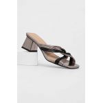 Answear Lab papuci femei, culoarea negru, cu toc drept