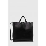 A.P.C. poseta de piele Cabas Maiko Medium Horizontal culoarea negru, PXBOK.M61770.LZZ