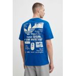 adidas Originals tricou din bumbac barbati, cu imprimeu, IS0182