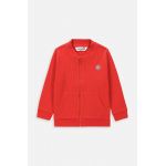 Coccodrillo bluza bebe culoarea rosu, neted