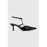 Answear Lab pantofi cu toc culoarea negru