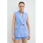 Luisa Spagnoli vestă de in VOLTA un singur rand de nasturi, 541180