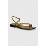 Vagabond Shoemakers sandale de piele IZZY femei, culoarea verde, 5513-001-24