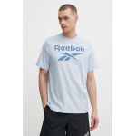 Reebok tricou din bumbac Identity barbati, cu imprimeu, 100076430