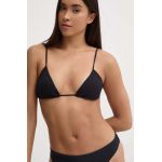 Chantelle sutien de baie culoarea negru, cupa usor rigidizata