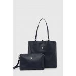 U.S. Polo Assn. poseta cu doua fete culoarea albastru marin