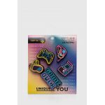 Crocs butoane pentru incaltaminte Lights Up Neon Gamer 5-pack 10012094