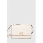 Tory Burch poseta de piele Miller Shoulder Bag culoarea alb, 154703.250