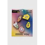 Crocs butoane pentru incaltaminte Lights Up Food Friends 5-pack 10012956