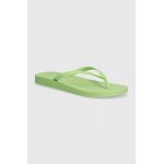 Ipanema slapi ANAT COLORS femei, culoarea verde, cu toc plat, 82591-AQ594