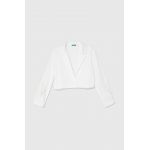 United Colors of Benetton sacou copii culoarea alb