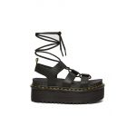 Dr. Martens sandale de piele Nartilla XL femei, culoarea negru, cu platforma, DM31538001