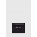 Michael Kors carcasa din piele culoarea negru