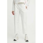 Napapijri pantaloni M-Aberdeen femei, culoarea bej, drept, high waist, NP0A4I4SN1A1