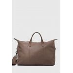 Marc O'Polo geanta de piele culoarea maro, 40221853601106