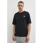 Reebok tricou din bumbac Court Sport barbati, culoarea negru, neted, 100202807