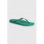 Ipanema slapi ANAT COLORS femei, culoarea verde, cu toc plat, 82591-AQ595