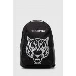 PLEIN SPORT rucsac barbati, culoarea negru, mare, cu imprimeu