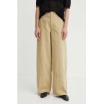 AERON jeansi KOFI femei, culoarea verde, AW24RSPA284451