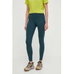 Montane leggins sport Ineo Lite femei, culoarea verde, neted, FILPR15