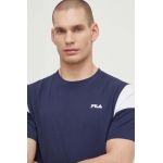 Fila tricou din bumbac Tsingoni barbati, culoarea albastru marin, modelator, FAM0629