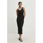 Answear Lab rochie culoarea negru, maxi, mulata