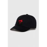 Dkny șapcă de baseball din bumbac HEART OF NY culoarea negru, cu imprimeu, D2B4B147