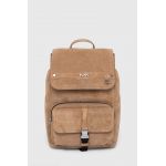 Michael Kors rucsac din piele intoarsa barbati, culoarea maro, mare, neted