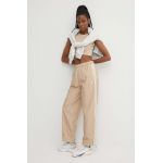 adidas Originals pantaloni de trening culoarea bej, cu imprimeu, IS1973