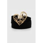 Desigual curea HEART femei, culoarea negru, 24SARA01