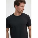 Geox tricou M4510K-T3098 barbati, culoarea negru, neted