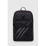 PLEIN SPORT rucsac barbati, culoarea negru, mare, cu imprimeu