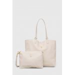 U.S. Polo Assn. poseta cu doua fete culoarea bej