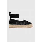 Answear Lab espadrile culoarea negru, cu platforma